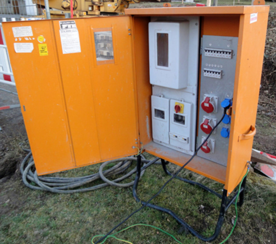 Baustromkasten bei Elektro Lachner e.K. in Wemding