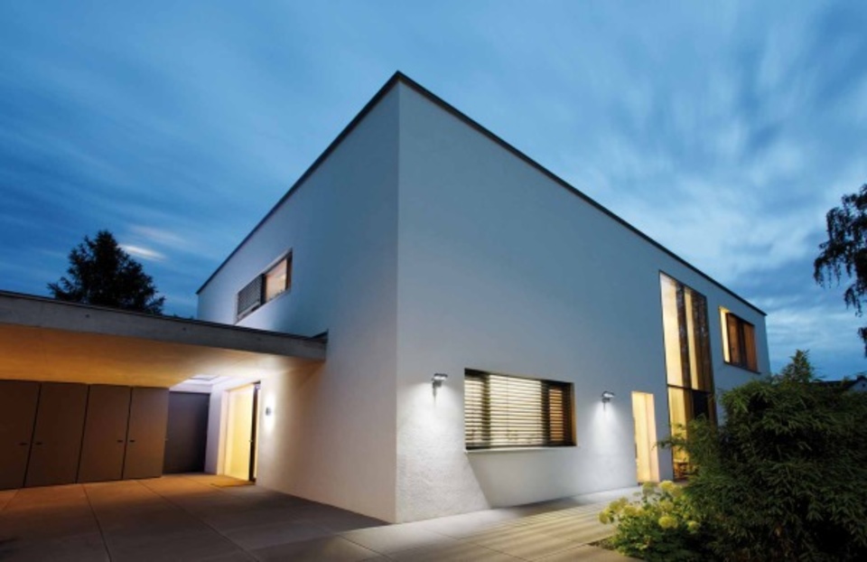 Aussenbeleuchtung bei Elektro Lachner e.K. in Wemding