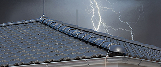 Äußerer Blitzschutz bei Elektro Lachner e.K. in Wemding