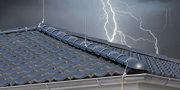 Äußerer Blitzschutz bei Elektro Lachner e.K. in Wemding